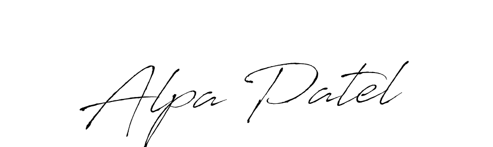 You should practise on your own different ways (Antro_Vectra) to write your name (Alpa Patel) in signature. don't let someone else do it for you. Alpa Patel signature style 6 images and pictures png