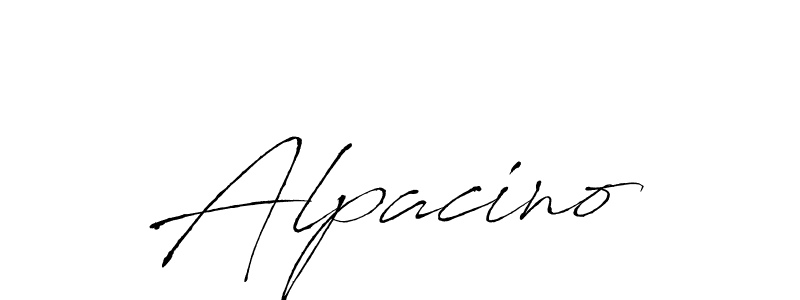 Make a beautiful signature design for name Alpacino. With this signature (Antro_Vectra) style, you can create a handwritten signature for free. Alpacino signature style 6 images and pictures png