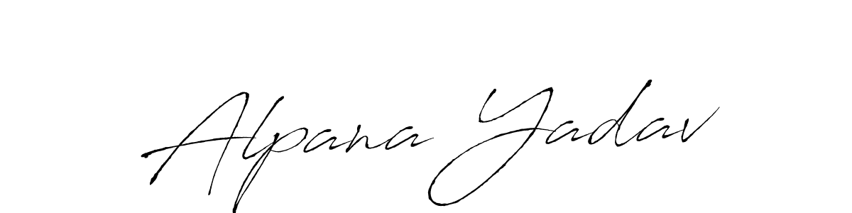 You can use this online signature creator to create a handwritten signature for the name Alpana Yadav. This is the best online autograph maker. Alpana Yadav signature style 6 images and pictures png