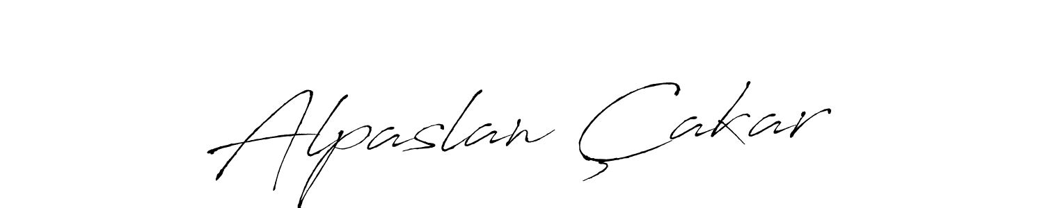 Make a beautiful signature design for name Alpaslan Çakar. With this signature (Antro_Vectra) style, you can create a handwritten signature for free. Alpaslan Çakar signature style 6 images and pictures png