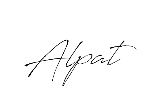 How to make Alpat name signature. Use Antro_Vectra style for creating short signs online. This is the latest handwritten sign. Alpat signature style 6 images and pictures png