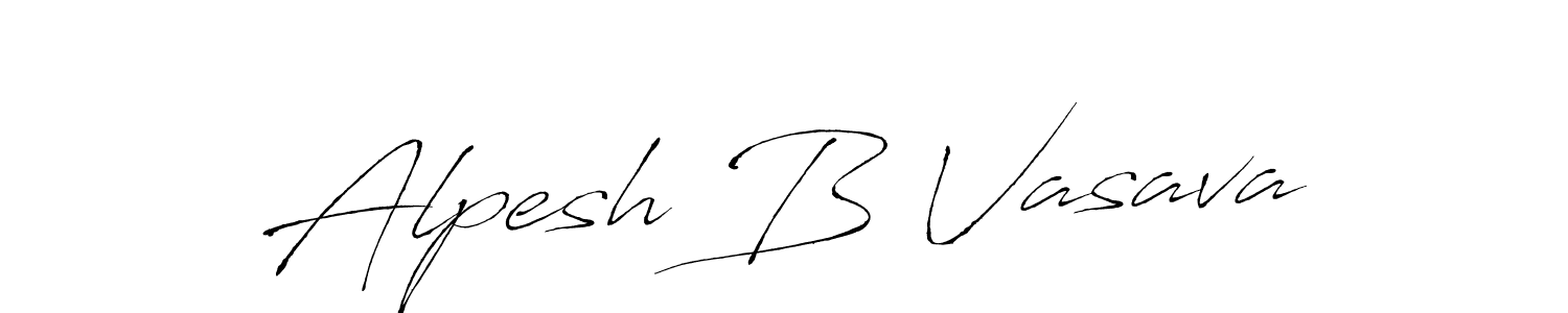 Antro_Vectra is a professional signature style that is perfect for those who want to add a touch of class to their signature. It is also a great choice for those who want to make their signature more unique. Get Alpesh B Vasava name to fancy signature for free. Alpesh B Vasava signature style 6 images and pictures png