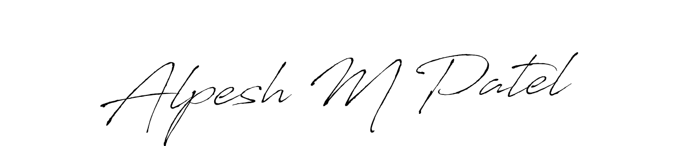 Once you've used our free online signature maker to create your best signature Antro_Vectra style, it's time to enjoy all of the benefits that Alpesh M Patel name signing documents. Alpesh M Patel signature style 6 images and pictures png