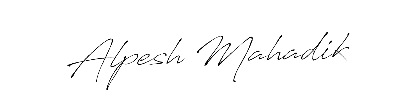 Use a signature maker to create a handwritten signature online. With this signature software, you can design (Antro_Vectra) your own signature for name Alpesh Mahadik. Alpesh Mahadik signature style 6 images and pictures png