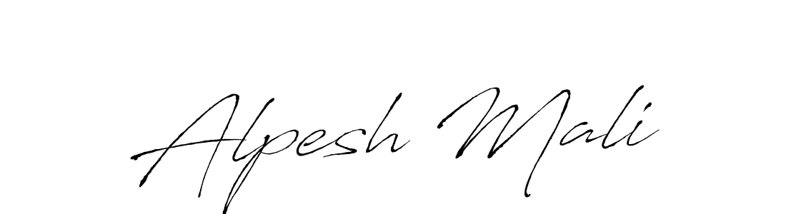 How to make Alpesh Mali signature? Antro_Vectra is a professional autograph style. Create handwritten signature for Alpesh Mali name. Alpesh Mali signature style 6 images and pictures png
