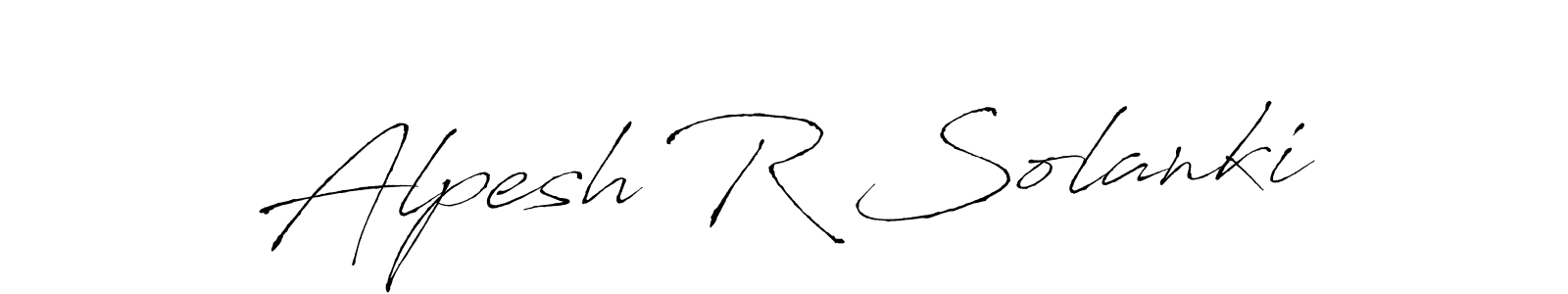 Use a signature maker to create a handwritten signature online. With this signature software, you can design (Antro_Vectra) your own signature for name Alpesh R Solanki. Alpesh R Solanki signature style 6 images and pictures png