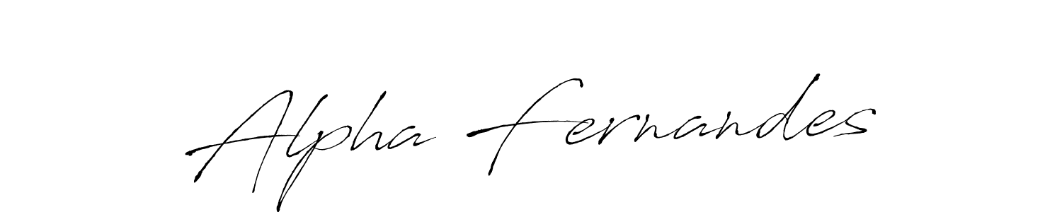 Also we have Alpha Fernandes name is the best signature style. Create professional handwritten signature collection using Antro_Vectra autograph style. Alpha Fernandes signature style 6 images and pictures png