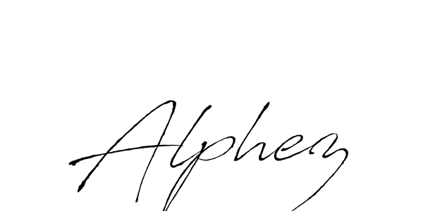 How to make Alphez signature? Antro_Vectra is a professional autograph style. Create handwritten signature for Alphez name. Alphez signature style 6 images and pictures png