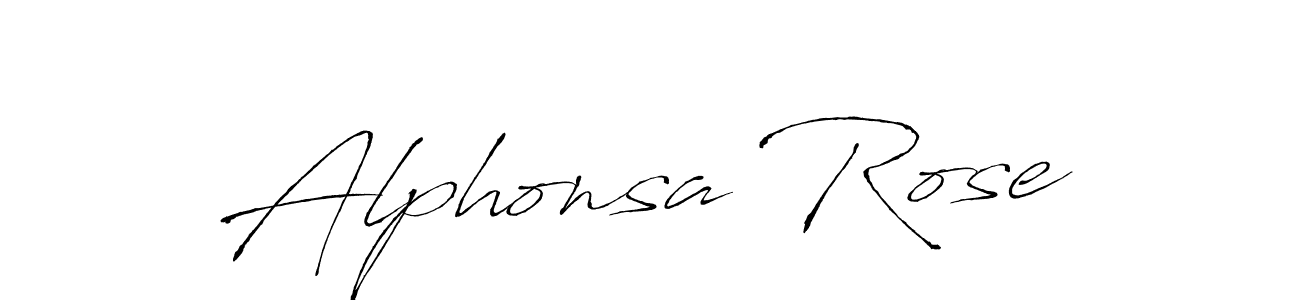 The best way (Antro_Vectra) to make a short signature is to pick only two or three words in your name. The name Alphonsa Rose include a total of six letters. For converting this name. Alphonsa Rose signature style 6 images and pictures png