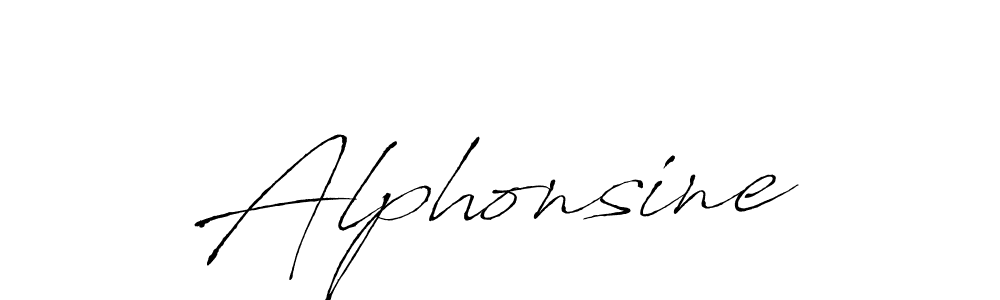 The best way (Antro_Vectra) to make a short signature is to pick only two or three words in your name. The name Alphonsine include a total of six letters. For converting this name. Alphonsine signature style 6 images and pictures png