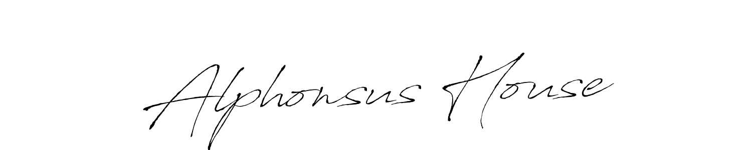 Design your own signature with our free online signature maker. With this signature software, you can create a handwritten (Antro_Vectra) signature for name Alphonsus House. Alphonsus House signature style 6 images and pictures png