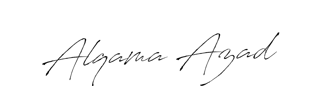 Use a signature maker to create a handwritten signature online. With this signature software, you can design (Antro_Vectra) your own signature for name Alqama Azad. Alqama Azad signature style 6 images and pictures png