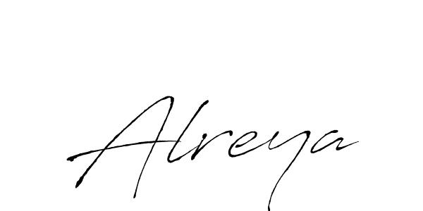 Use a signature maker to create a handwritten signature online. With this signature software, you can design (Antro_Vectra) your own signature for name Alreya. Alreya signature style 6 images and pictures png