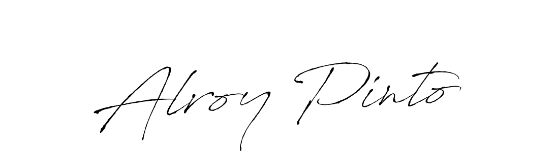Design your own signature with our free online signature maker. With this signature software, you can create a handwritten (Antro_Vectra) signature for name Alroy Pinto. Alroy Pinto signature style 6 images and pictures png