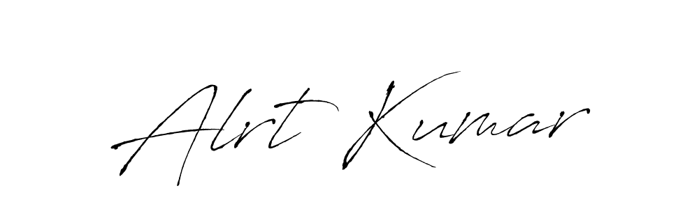 How to Draw Alrt Kumar signature style? Antro_Vectra is a latest design signature styles for name Alrt Kumar. Alrt Kumar signature style 6 images and pictures png