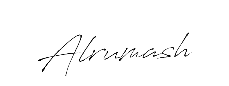 How to make Alrumash signature? Antro_Vectra is a professional autograph style. Create handwritten signature for Alrumash name. Alrumash signature style 6 images and pictures png