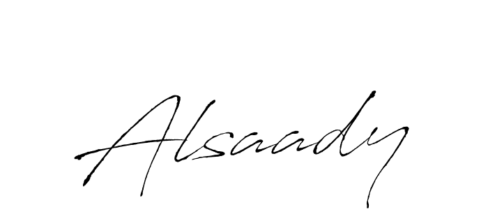 Also we have Alsaady name is the best signature style. Create professional handwritten signature collection using Antro_Vectra autograph style. Alsaady signature style 6 images and pictures png