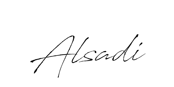 Here are the top 10 professional signature styles for the name Alsadi. These are the best autograph styles you can use for your name. Alsadi signature style 6 images and pictures png