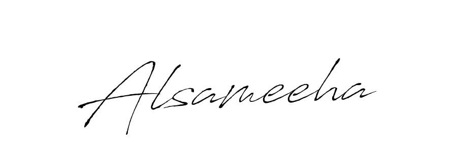 Use a signature maker to create a handwritten signature online. With this signature software, you can design (Antro_Vectra) your own signature for name Alsameeha. Alsameeha signature style 6 images and pictures png