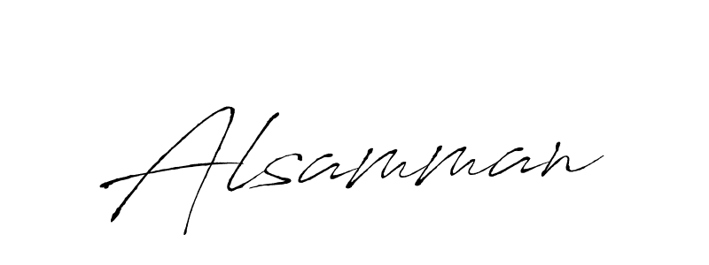 Make a beautiful signature design for name Alsamman. Use this online signature maker to create a handwritten signature for free. Alsamman signature style 6 images and pictures png