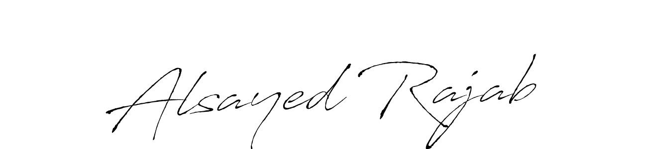 Alsayed Rajab stylish signature style. Best Handwritten Sign (Antro_Vectra) for my name. Handwritten Signature Collection Ideas for my name Alsayed Rajab. Alsayed Rajab signature style 6 images and pictures png