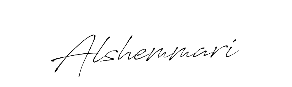 Create a beautiful signature design for name Alshemmari. With this signature (Antro_Vectra) fonts, you can make a handwritten signature for free. Alshemmari signature style 6 images and pictures png