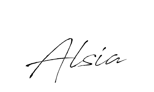 Also we have Alsia name is the best signature style. Create professional handwritten signature collection using Antro_Vectra autograph style. Alsia signature style 6 images and pictures png