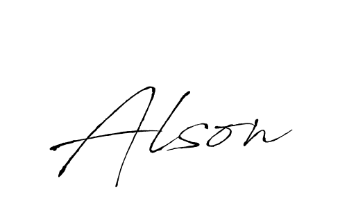 The best way (Antro_Vectra) to make a short signature is to pick only two or three words in your name. The name Alson include a total of six letters. For converting this name. Alson signature style 6 images and pictures png
