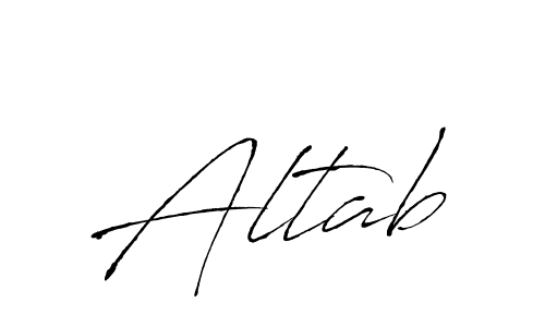 Create a beautiful signature design for name Altab. With this signature (Antro_Vectra) fonts, you can make a handwritten signature for free. Altab signature style 6 images and pictures png