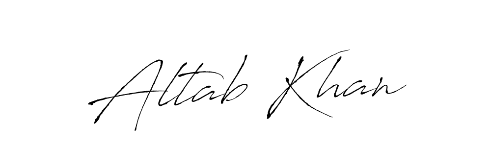 Make a beautiful signature design for name Altab Khan. Use this online signature maker to create a handwritten signature for free. Altab Khan signature style 6 images and pictures png