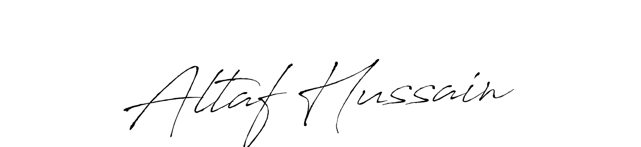 Design your own signature with our free online signature maker. With this signature software, you can create a handwritten (Antro_Vectra) signature for name Altaf Hussain. Altaf Hussain signature style 6 images and pictures png