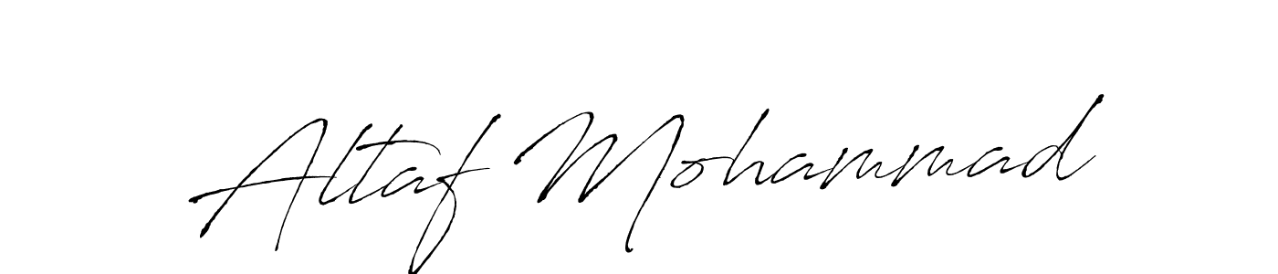 Altaf Mohammad stylish signature style. Best Handwritten Sign (Antro_Vectra) for my name. Handwritten Signature Collection Ideas for my name Altaf Mohammad. Altaf Mohammad signature style 6 images and pictures png