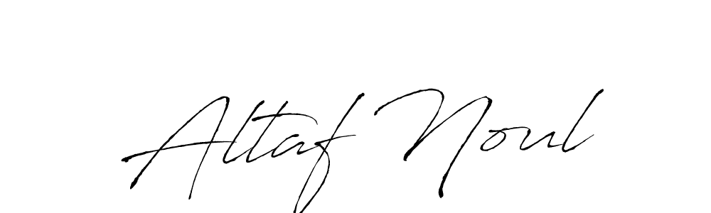 How to make Altaf Noul name signature. Use Antro_Vectra style for creating short signs online. This is the latest handwritten sign. Altaf Noul signature style 6 images and pictures png