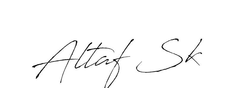 Make a beautiful signature design for name Altaf Sk. With this signature (Antro_Vectra) style, you can create a handwritten signature for free. Altaf Sk signature style 6 images and pictures png