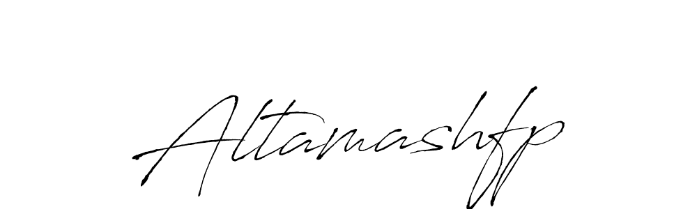 How to make Altamashfp name signature. Use Antro_Vectra style for creating short signs online. This is the latest handwritten sign. Altamashfp signature style 6 images and pictures png