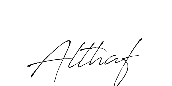 How to make Althaf signature? Antro_Vectra is a professional autograph style. Create handwritten signature for Althaf name. Althaf signature style 6 images and pictures png