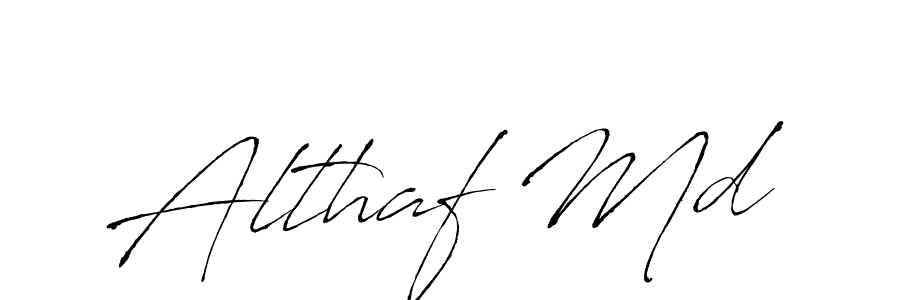Also we have Althaf Md name is the best signature style. Create professional handwritten signature collection using Antro_Vectra autograph style. Althaf Md signature style 6 images and pictures png