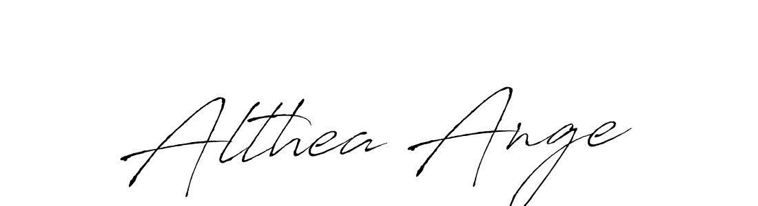 Also You can easily find your signature by using the search form. We will create Althea Ange name handwritten signature images for you free of cost using Antro_Vectra sign style. Althea Ange signature style 6 images and pictures png