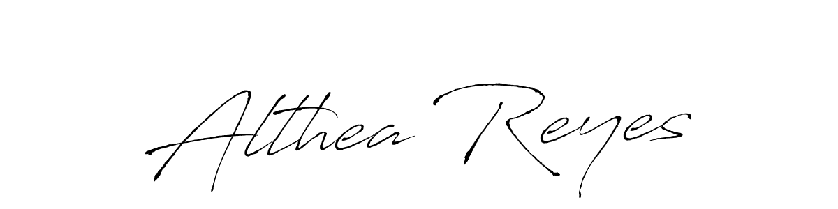 Make a beautiful signature design for name Althea Reyes. Use this online signature maker to create a handwritten signature for free. Althea Reyes signature style 6 images and pictures png