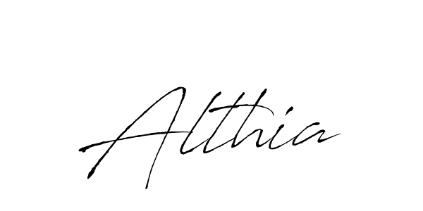 Make a beautiful signature design for name Althia. With this signature (Antro_Vectra) style, you can create a handwritten signature for free. Althia signature style 6 images and pictures png