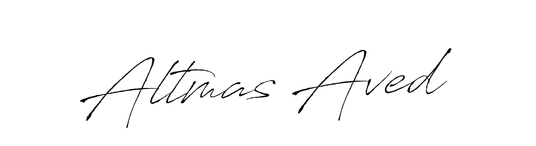 Also You can easily find your signature by using the search form. We will create Altmas Aved name handwritten signature images for you free of cost using Antro_Vectra sign style. Altmas Aved signature style 6 images and pictures png