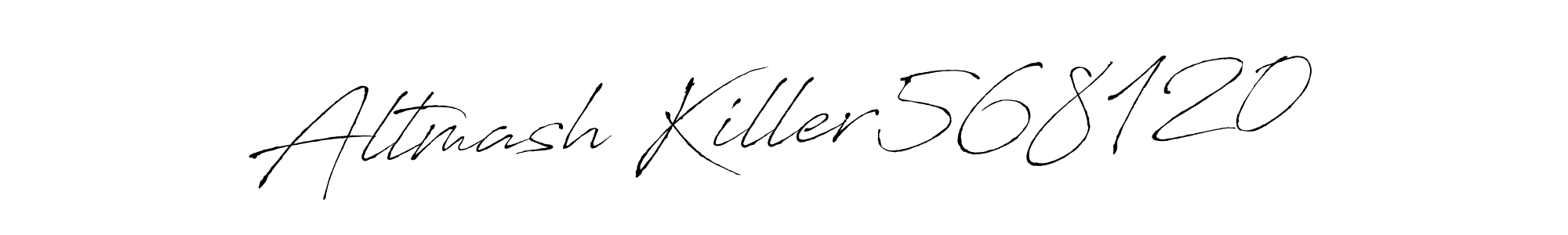 How to make Altmash Killer568120 name signature. Use Antro_Vectra style for creating short signs online. This is the latest handwritten sign. Altmash Killer568120 signature style 6 images and pictures png