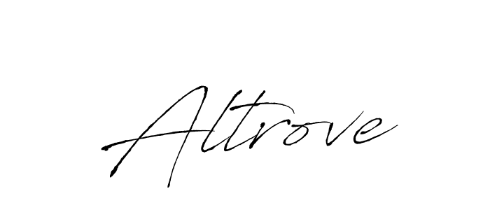 Also You can easily find your signature by using the search form. We will create Altrove name handwritten signature images for you free of cost using Antro_Vectra sign style. Altrove signature style 6 images and pictures png