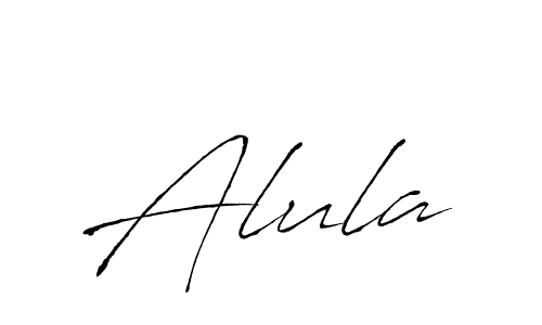 Make a beautiful signature design for name Alula. With this signature (Antro_Vectra) style, you can create a handwritten signature for free. Alula signature style 6 images and pictures png