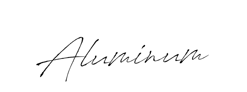 How to make Aluminum signature? Antro_Vectra is a professional autograph style. Create handwritten signature for Aluminum name. Aluminum signature style 6 images and pictures png