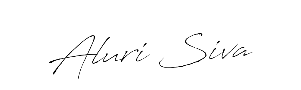 Use a signature maker to create a handwritten signature online. With this signature software, you can design (Antro_Vectra) your own signature for name Aluri Siva. Aluri Siva signature style 6 images and pictures png