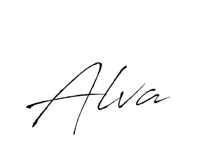 Alva stylish signature style. Best Handwritten Sign (Antro_Vectra) for my name. Handwritten Signature Collection Ideas for my name Alva. Alva signature style 6 images and pictures png