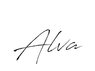 Alva stylish signature style. Best Handwritten Sign (Antro_Vectra) for my name. Handwritten Signature Collection Ideas for my name Alva. Alva signature style 6 images and pictures png