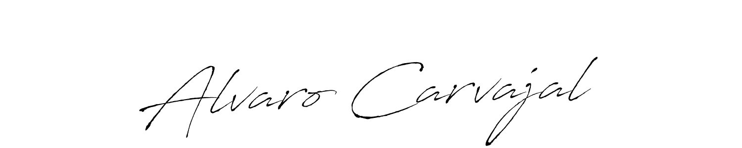 How to make Alvaro Carvajal signature? Antro_Vectra is a professional autograph style. Create handwritten signature for Alvaro Carvajal name. Alvaro Carvajal signature style 6 images and pictures png