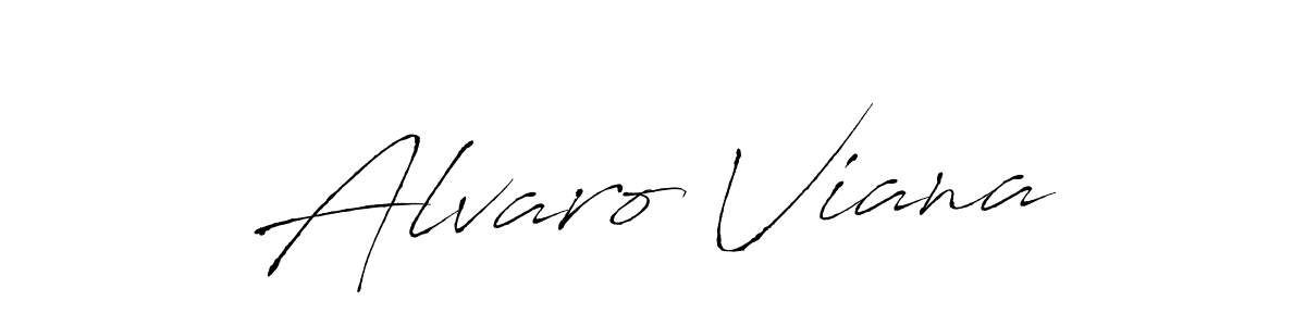 Create a beautiful signature design for name Alvaro Viana. With this signature (Antro_Vectra) fonts, you can make a handwritten signature for free. Alvaro Viana signature style 6 images and pictures png